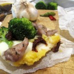 Pizzette di polenta con broccoli e salsiccia 3