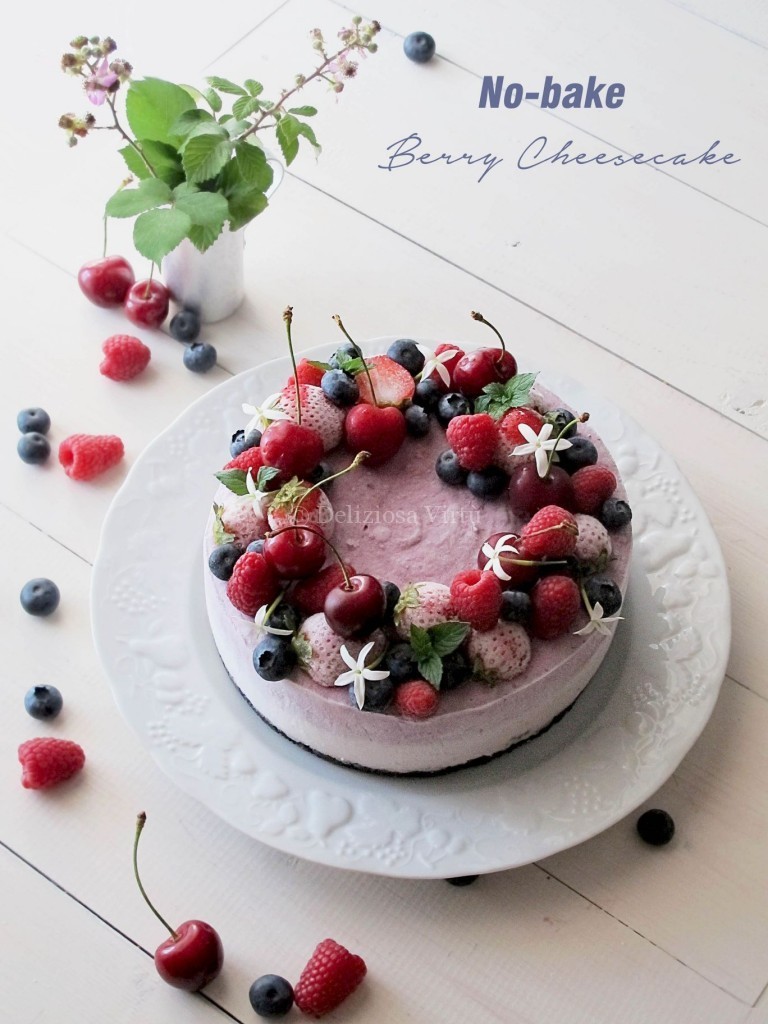 No bake berry cheesecake 4.1