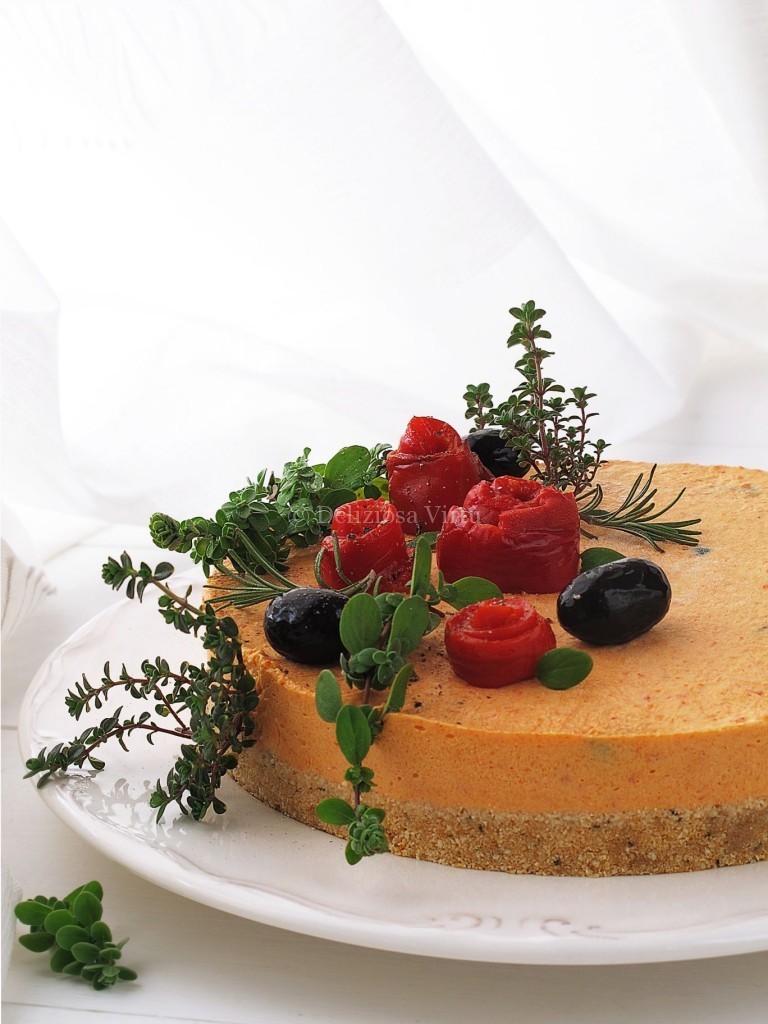 Cheesecake ai peperoni e olive 2.1