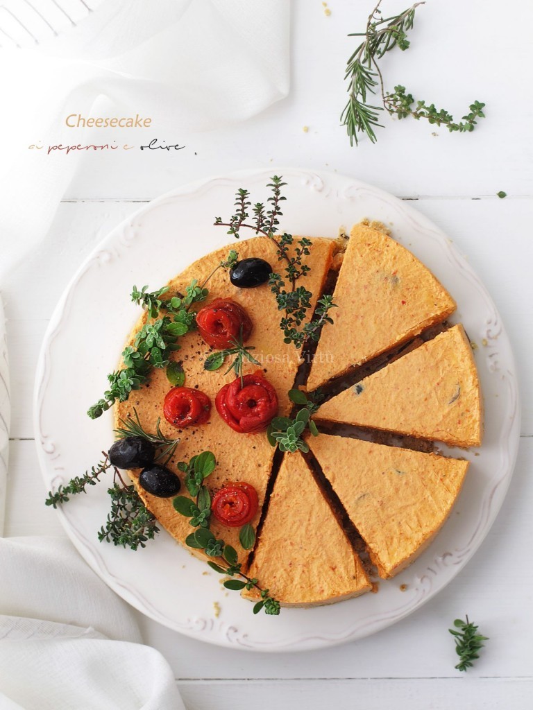 Cheesecake ai peperoni e olive 3.1